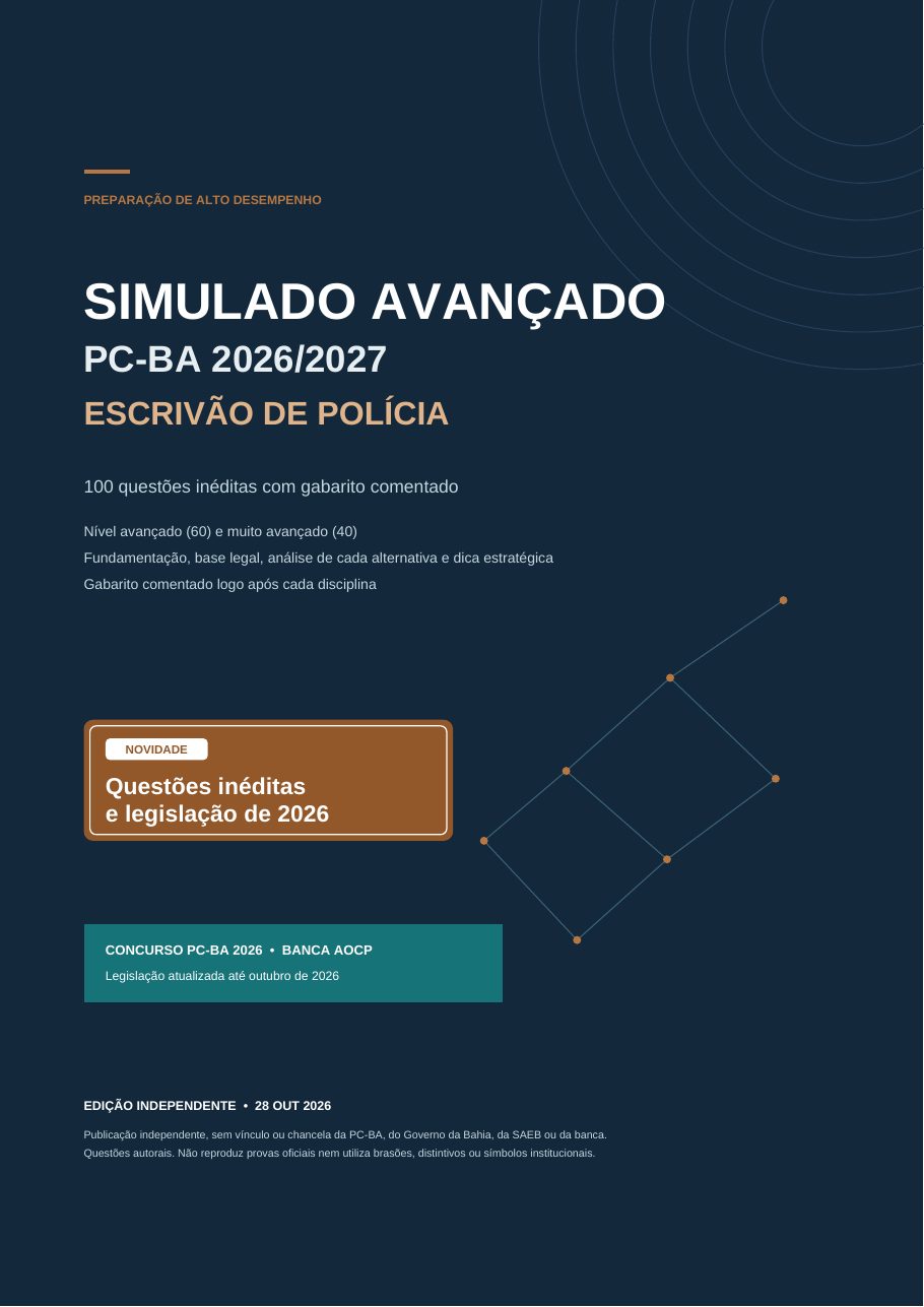 Capa Escrivão de Polícia